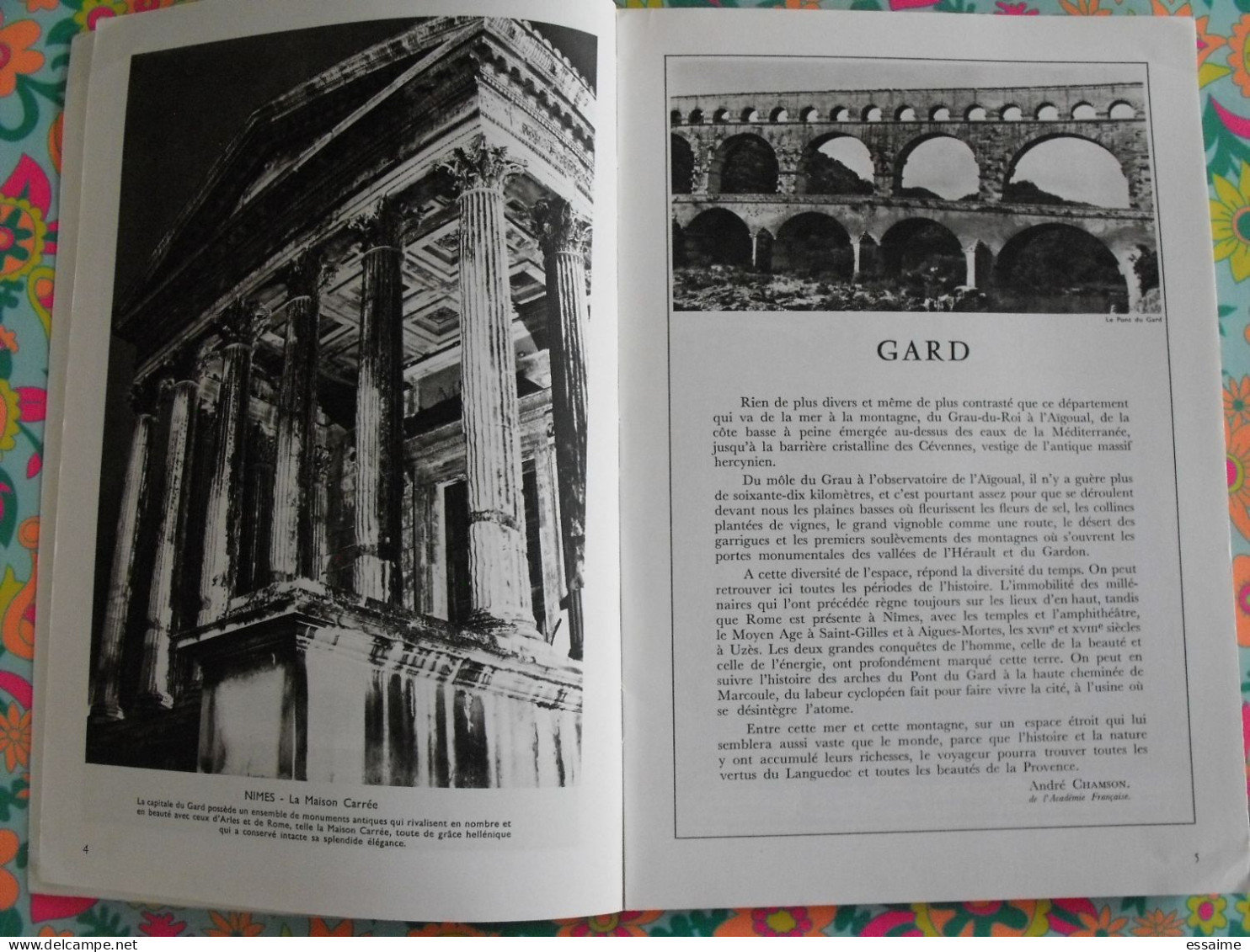 La France à Table N° 149. 1970. Gard. Nimes Villeneuve Valbonne Cèze Aigues-mortes Barjac Bagnols Uzès. Gastronomie - Tourisme & Régions