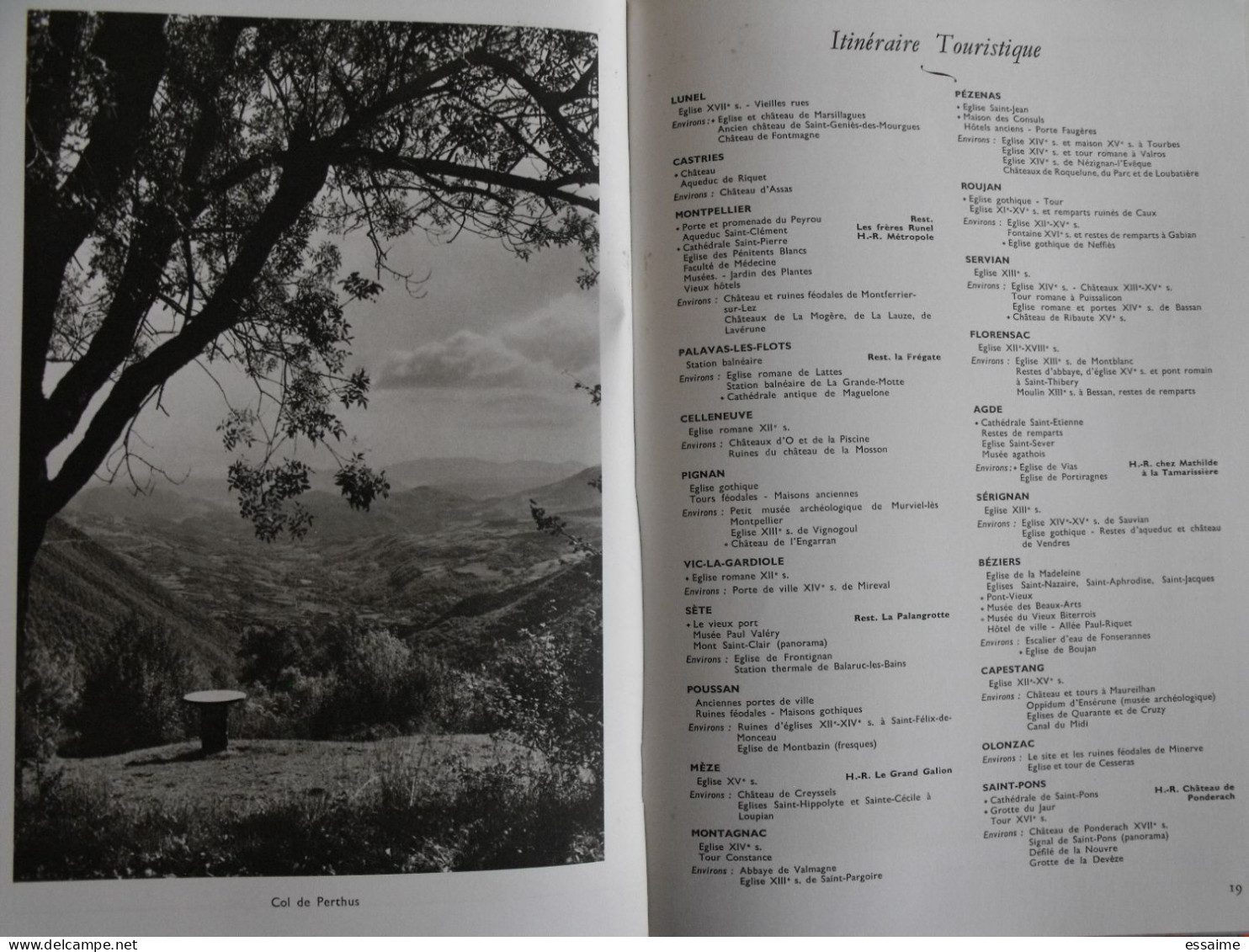 La France à table n° 150. 1970. Herault. Montpellier castries thau béziers lodèvz maguelone vic sète agde. gastronomie