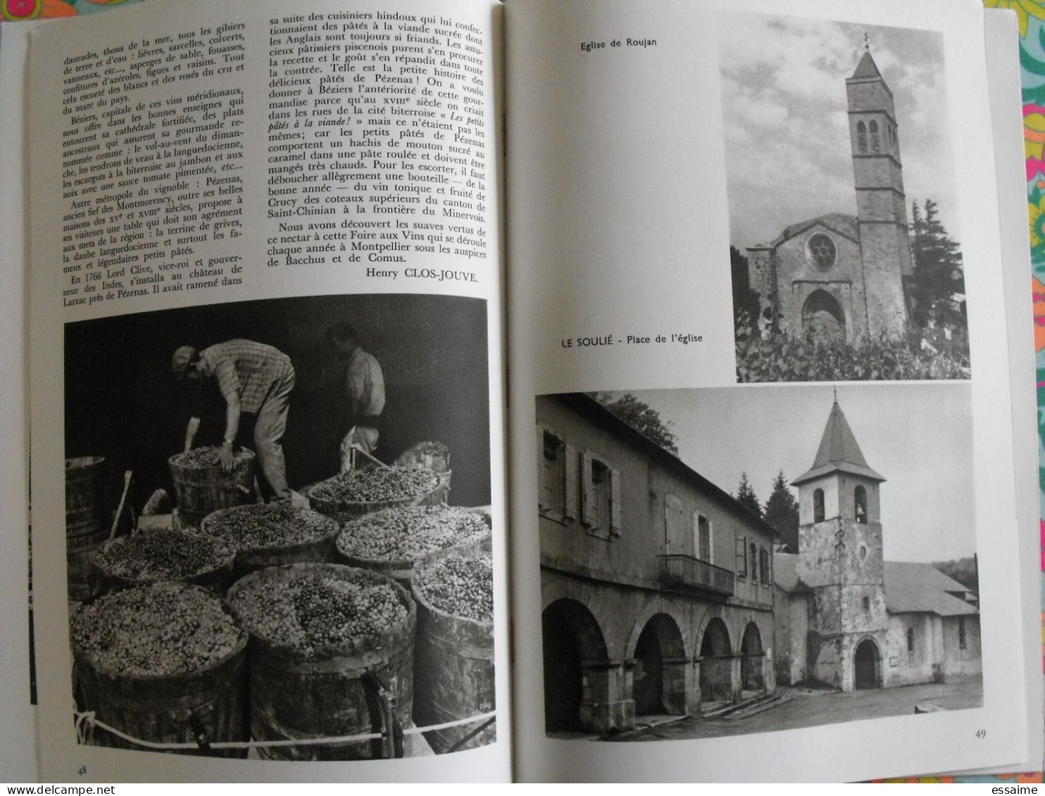 La France à table n° 150. 1970. Herault. Montpellier castries thau béziers lodèvz maguelone vic sète agde. gastronomie