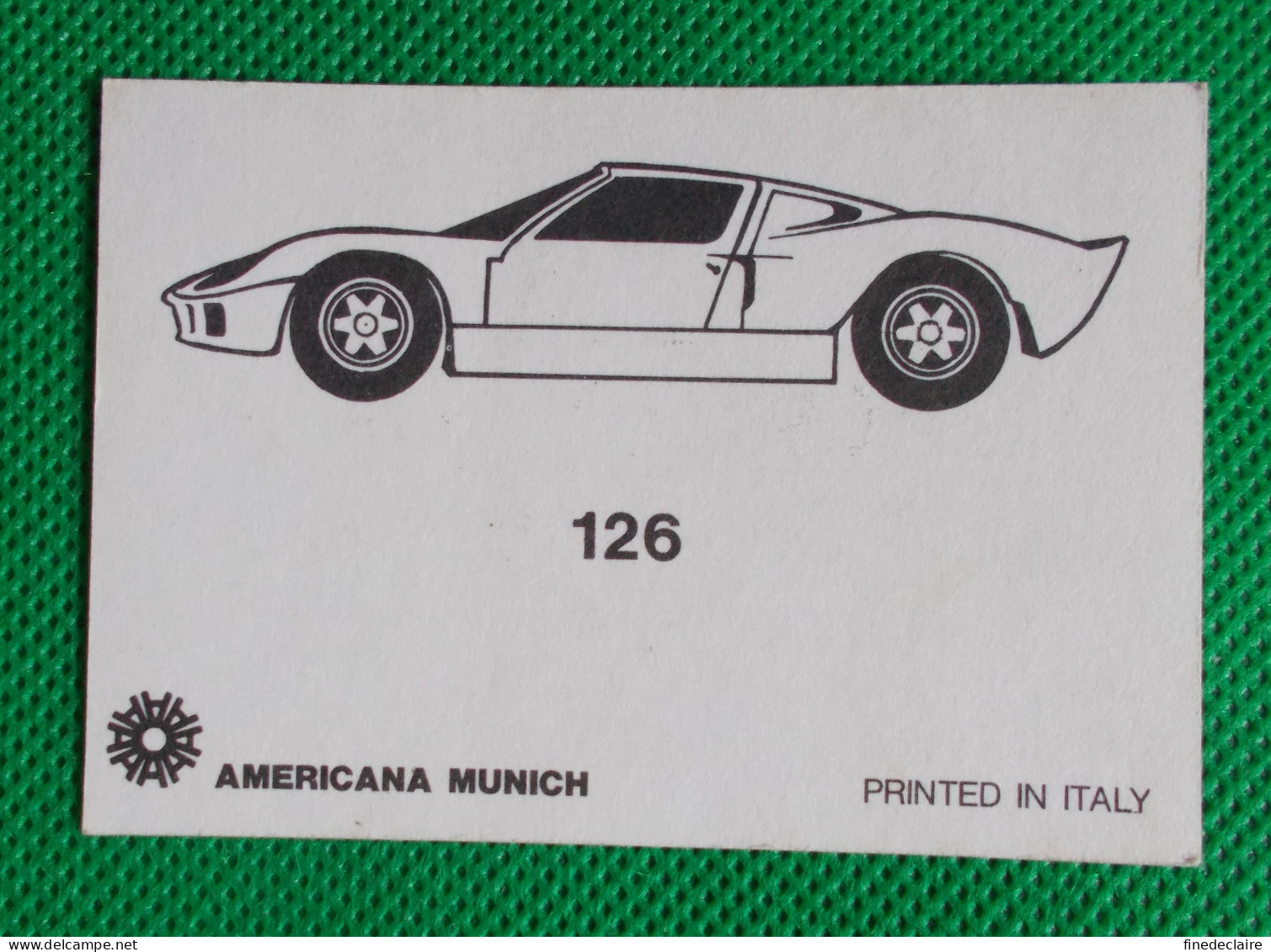 Trading Card - Americana Munich - (7,5 X 5,2 Cm) - Simca Chrysler 180 Berline - N° 126 - Moteurs