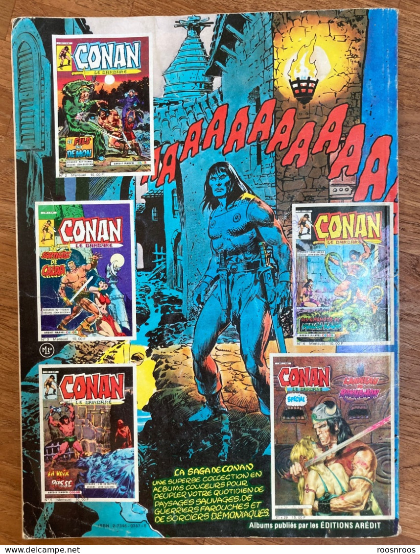 BD CONAN LE BARBARE - LA VENGEANCE DU DESERT - 1985 - MARVEL ARTIMA COLOR - Marvel France