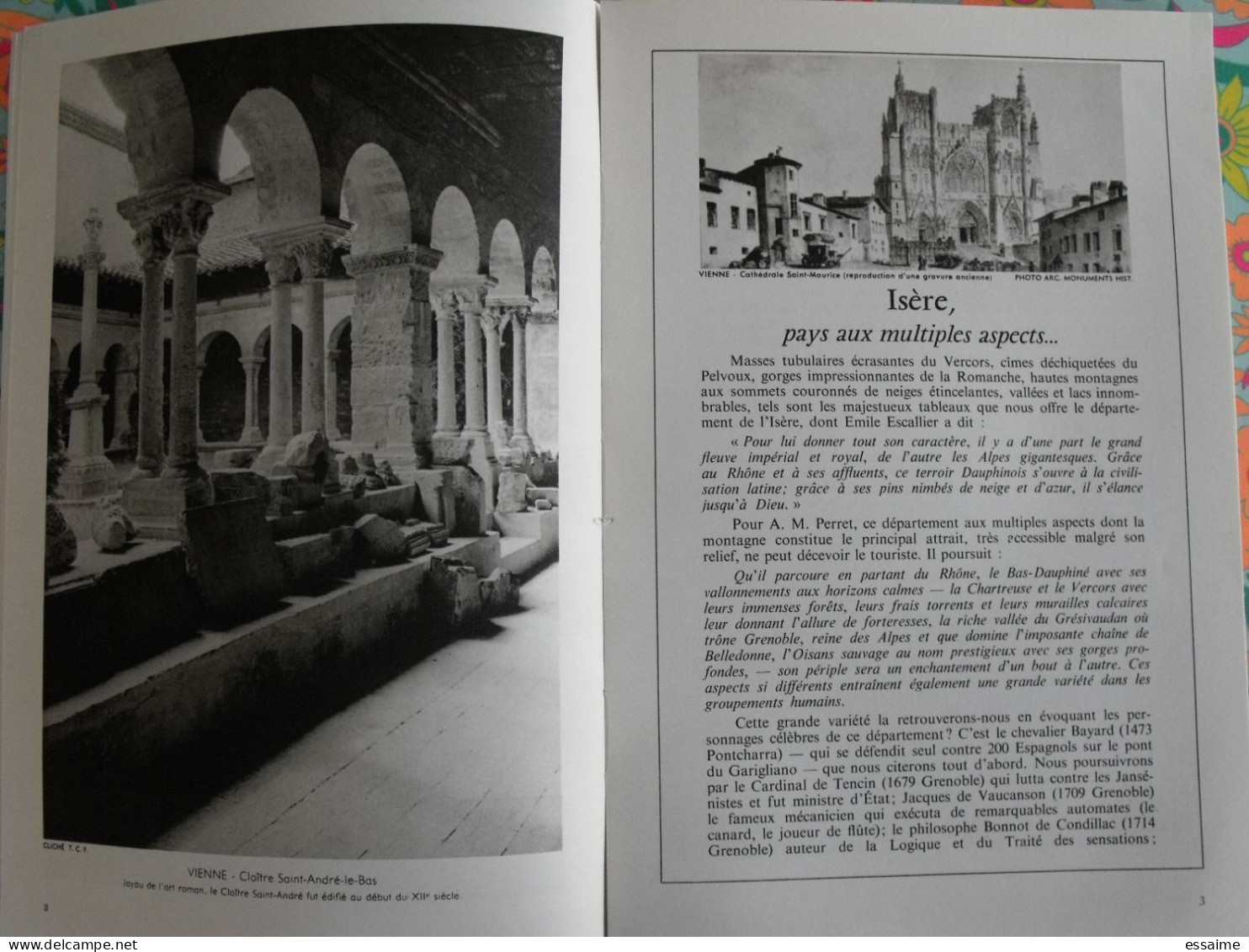 La France à Table N° 131. 1968. Isère. Vienne Grenoble Uriage Vizille Lancey Oisans Sappey Crémieu. Gastronomie - Turismo E Regioni