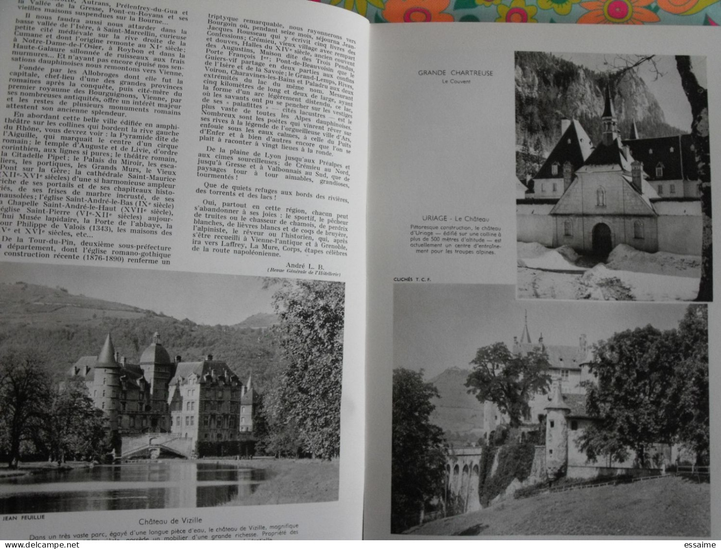 La France à Table N° 131. 1968. Isère. Vienne Grenoble Uriage Vizille Lancey Oisans Sappey Crémieu. Gastronomie - Tourismus Und Gegenden