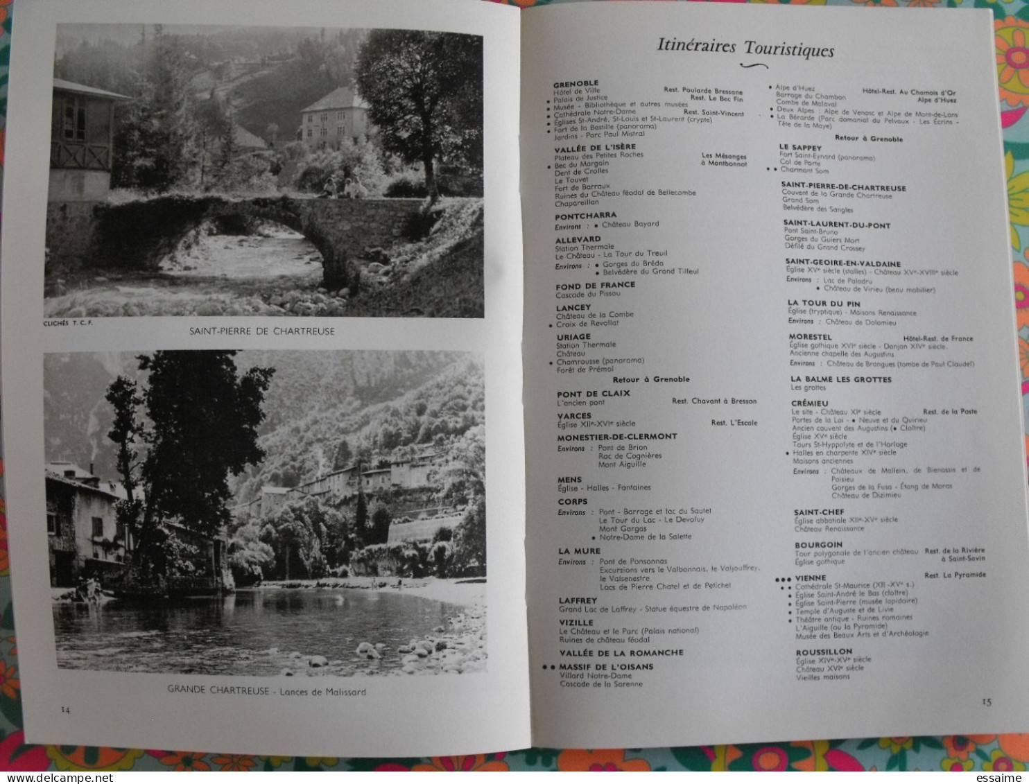 La France à table n° 131. 1968. Isère. vienne grenoble uriage vizille lancey oisans sappey crémieu. gastronomie