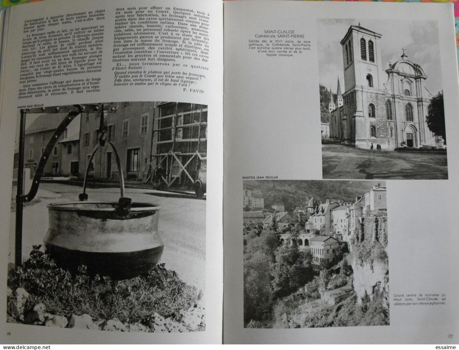 La France à table n° 128. 1967. Jura. chateau-chalon nevy rousse saint-claude  salins dole arbois poligny. gastronomie