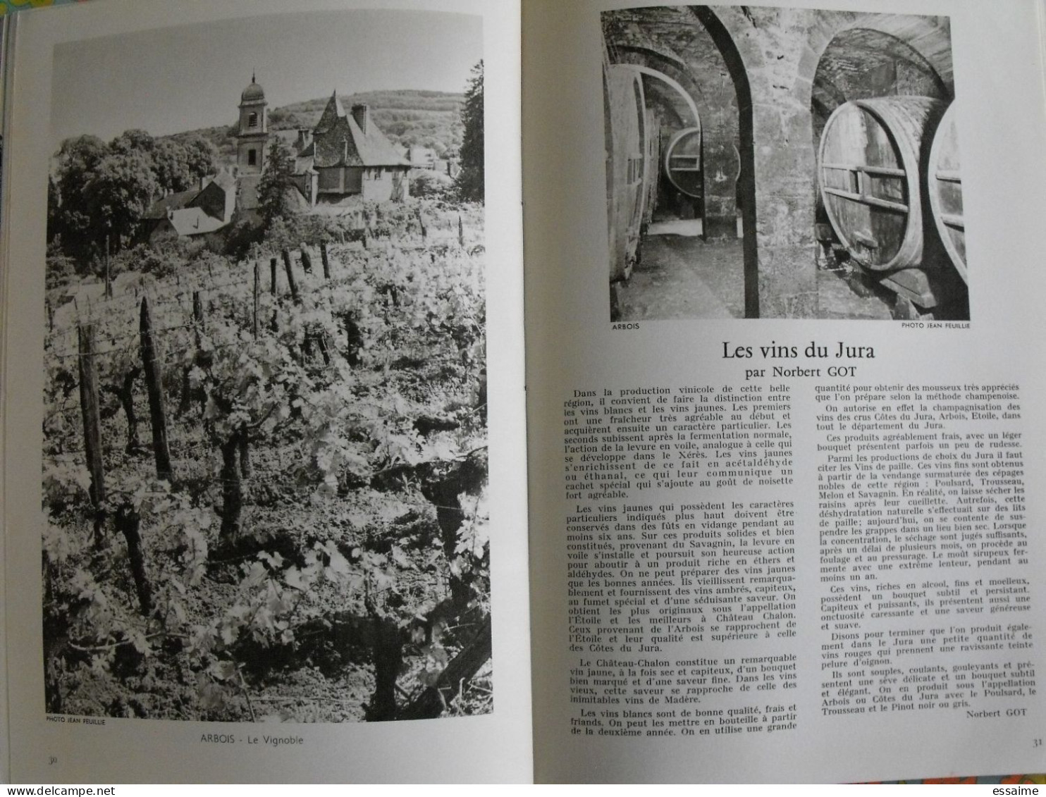 La France à table n° 128. 1967. Jura. chateau-chalon nevy rousse saint-claude  salins dole arbois poligny. gastronomie