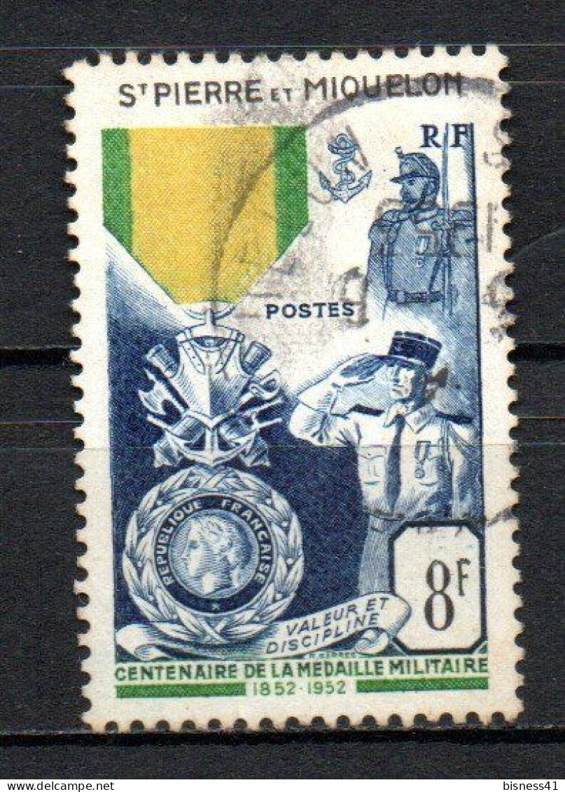 Col33 Colonie SPM Saint Pierre Et Miquelon N° 347 Oblitéré Cote : 17,00€ - Used Stamps