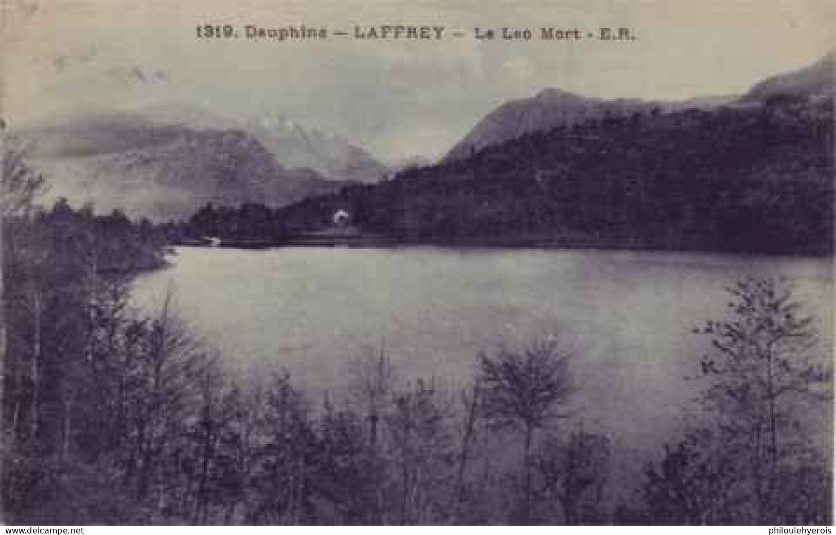 CPA 38 LAFFREY Le Lac Mort En 1927 - Laffrey