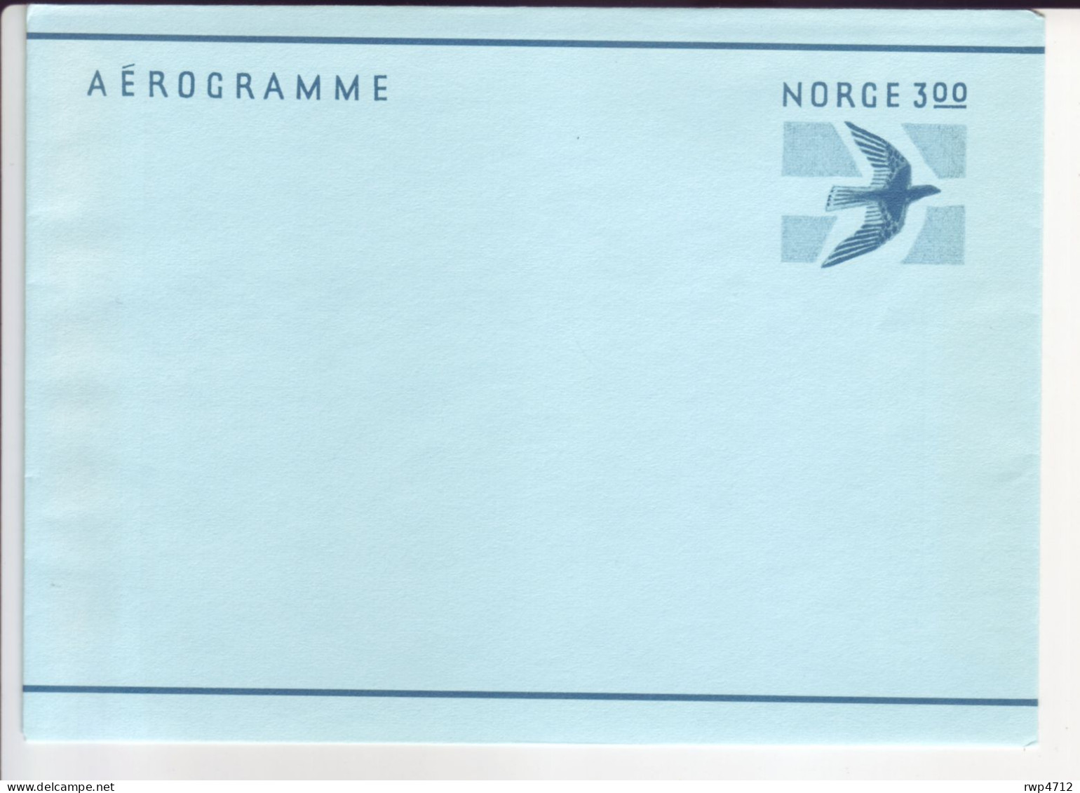 NORGE  NORWAY   Aerogramme  3,00 Kr. - Entiers Postaux