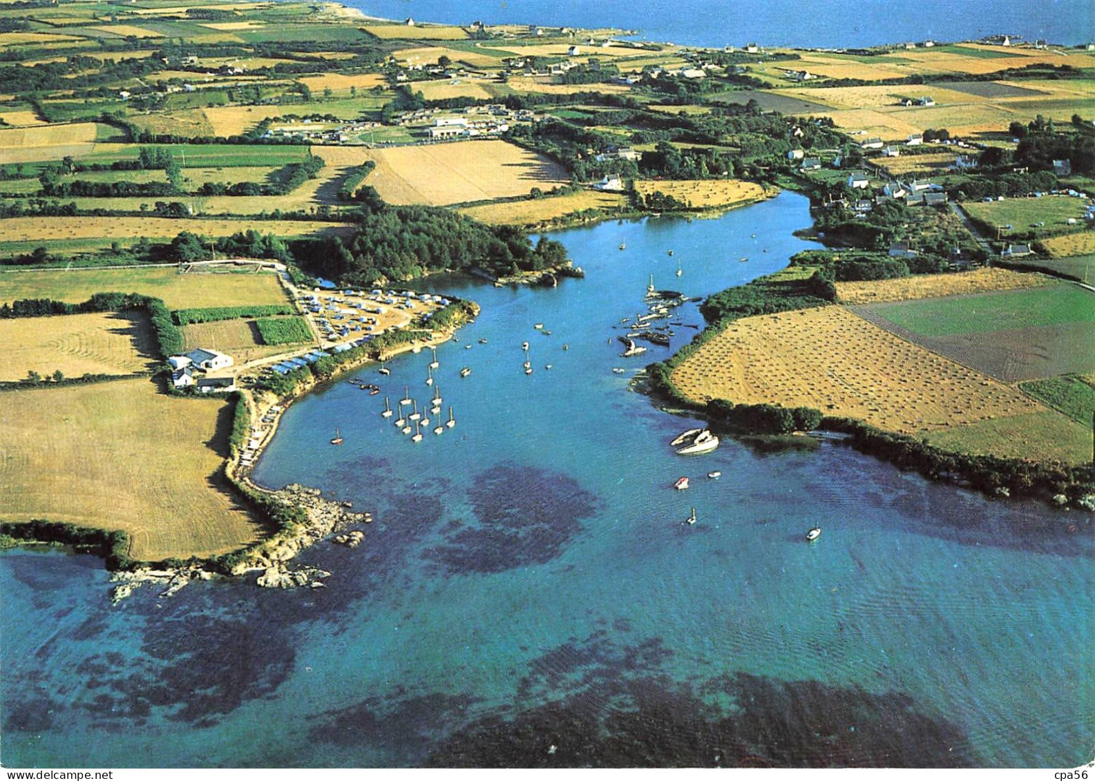 Le Port Et L'École De Voile De POULDOHAN En TRÉGUNC - B.E.B. Caoudal éd. Vue Aérienne N°1063 - VENTE DIRECTE X - Trégunc