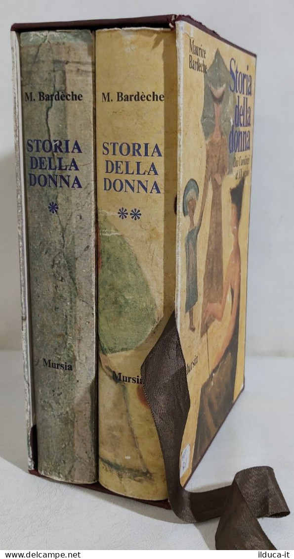 I113524 V M. Bardèche - Storia Della Donna - Cofanetto 2 Vol. - Mursia 1973 I Ed - Geschichte