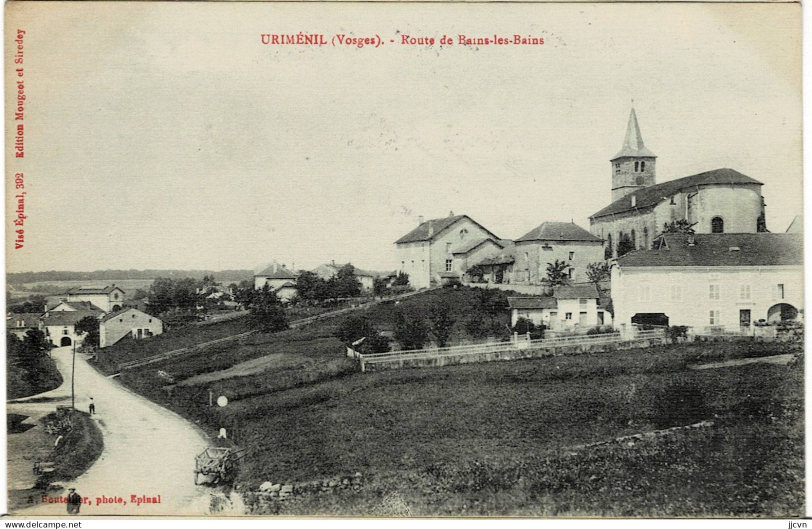 ++ 88 ++ Vosges - Uriménil - Route De Bains Les Bains - Urimenil