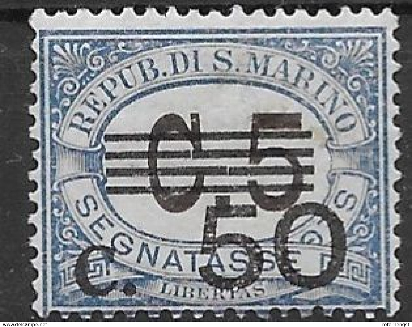 San Marino Mlh * Low Hinge Trace (10 Euros) 1940 Postage Due - Impuestos