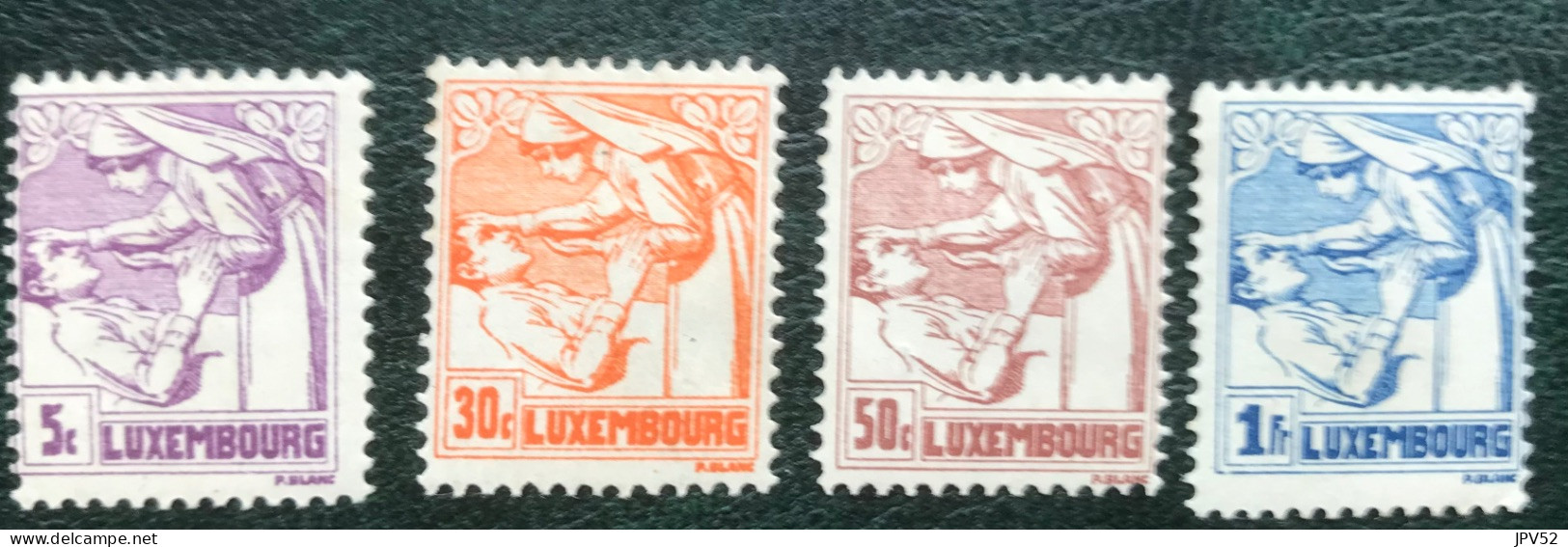 Luxembourg - Luxemburg - C17/1 - MH - 1925 - Michel 157#160 - TBC & Kankerbestrijding - Oblitérés