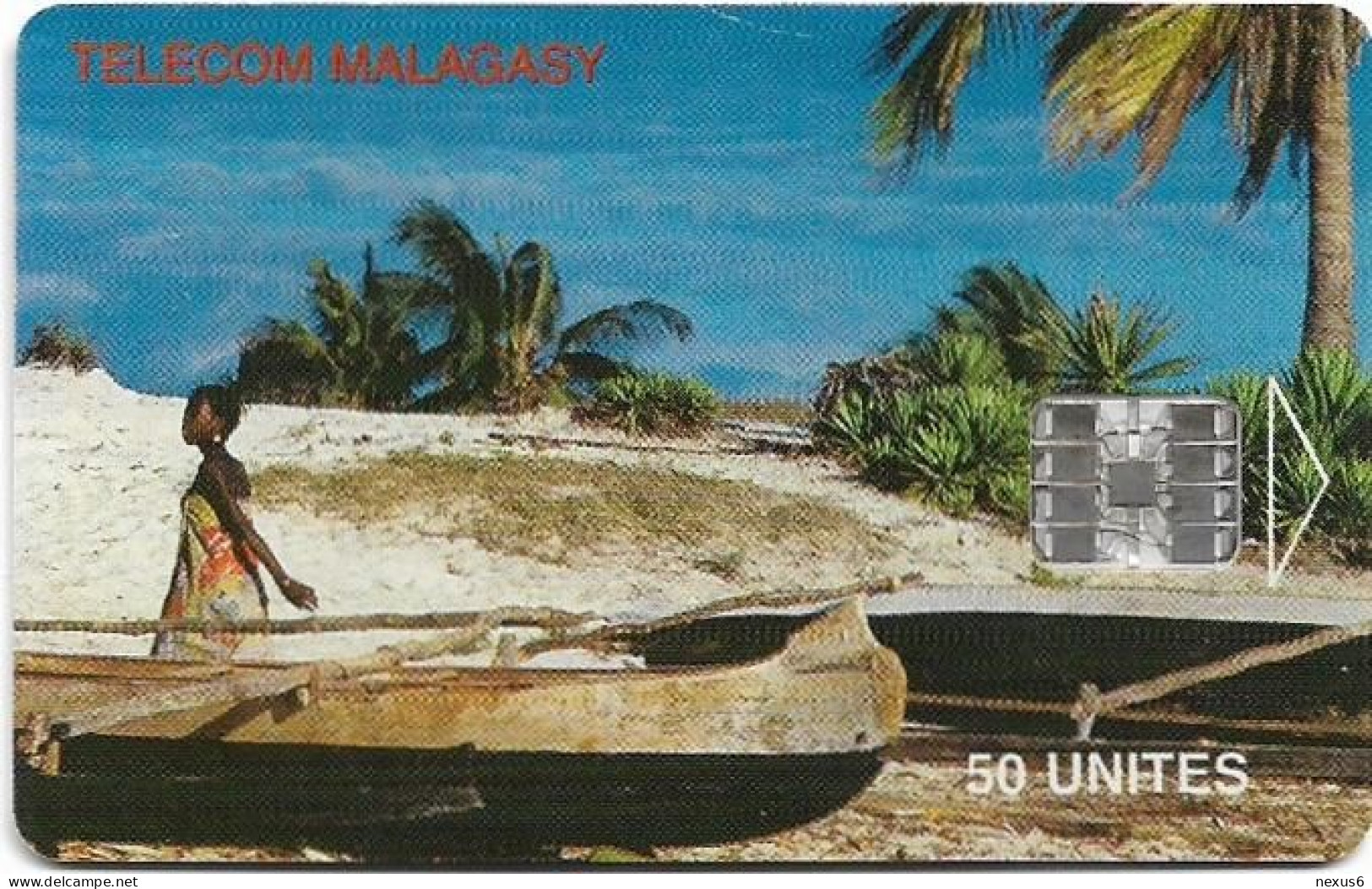 Madagascar - Telecom Malagasy - Beach Belo Sur Mer, SC7, 50Units, 200.000ex, Used - Madagascar