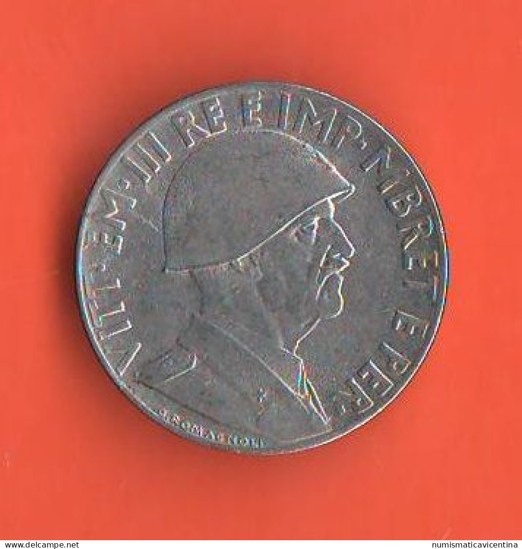 Albania 0,020 Lek 1939 Albanie Italian Occupation WWII Steel War Coin - Albanië