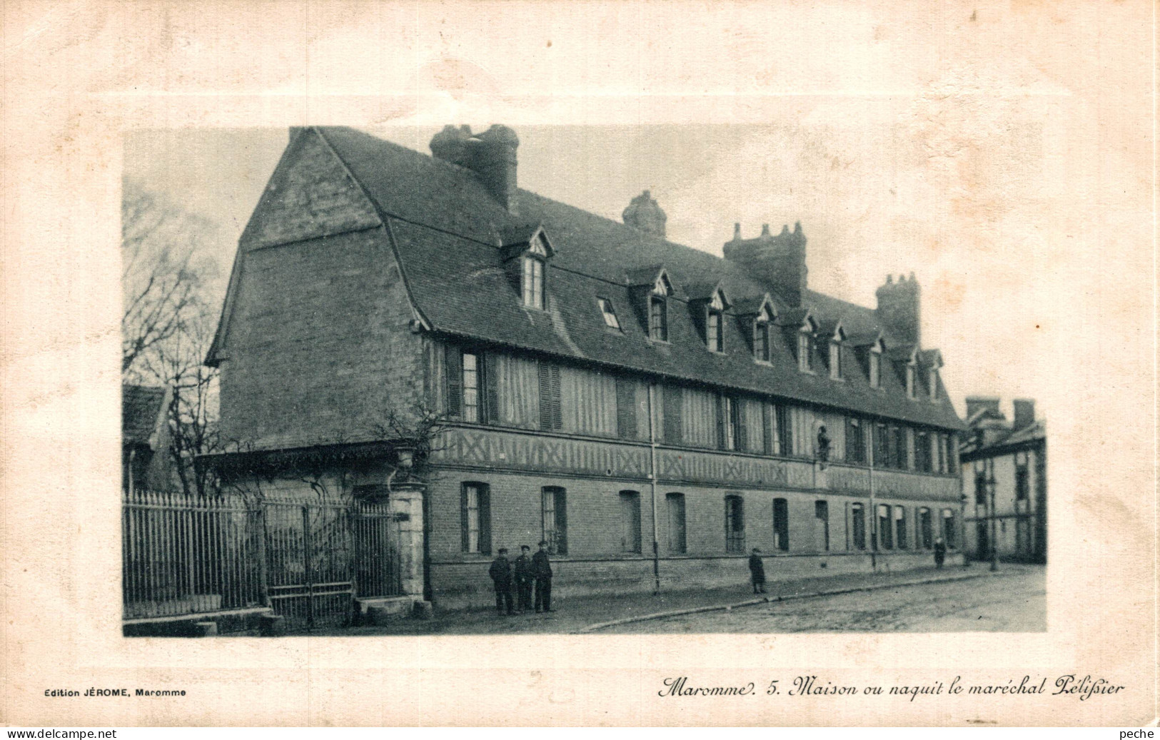 N°10772 -cpa Maromme -maison Ou Naquit Le Maréchal Pélissier- - Maromme