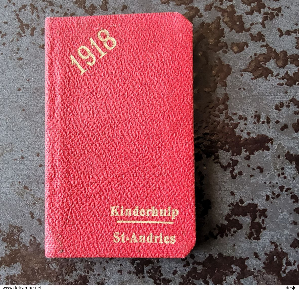 Brugge Geldtaschjes Almanak 1918 Door Kinderhulp Sint-Andries,  24 Pp. - Oud