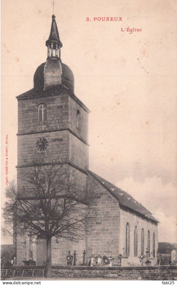 POUXEUX L EGLISE - Pouxeux Eloyes