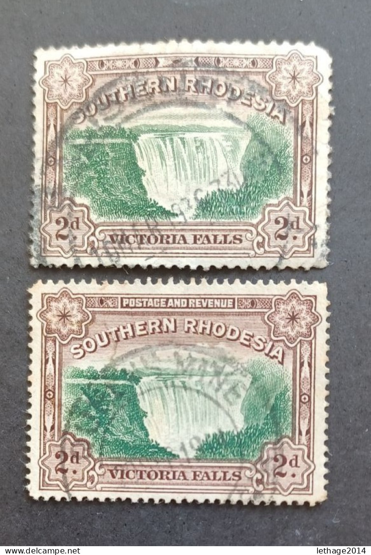 SOUTHERN RHODESIA 1932 VITTORIA FALLS CAT GIBBONS N 32 - Southern Rhodesia (...-1964)