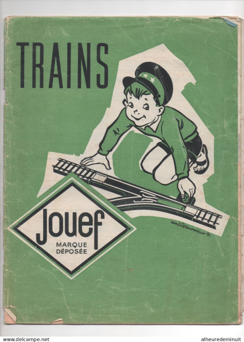 CATALOGUE TRAINS JOUEF"1959"wagons"locomotives"circuits Mécaniques"quai Voyageurs"gares"transfo"station Service Shell - Francese