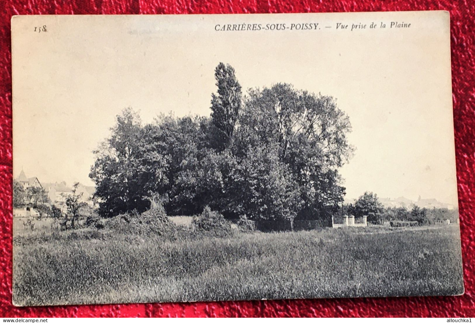 Carrières-sous-Poissy-[78] Yvelines - Carte Postale /CPA : Vue Prise De La Plaine Région Île-de-France - Carrieres Sous Poissy