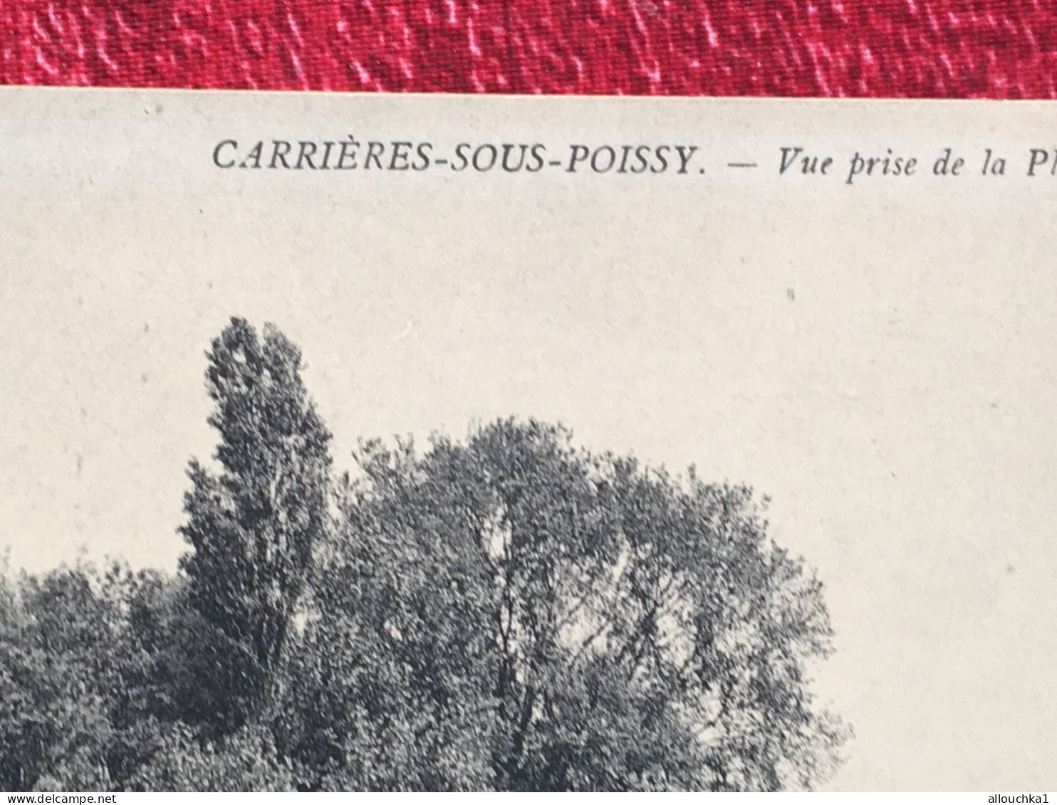 Carrières-sous-Poissy-[78] Yvelines - Carte Postale /CPA : Vue Prise De La Plaine Région Île-de-France - Carrieres Sous Poissy