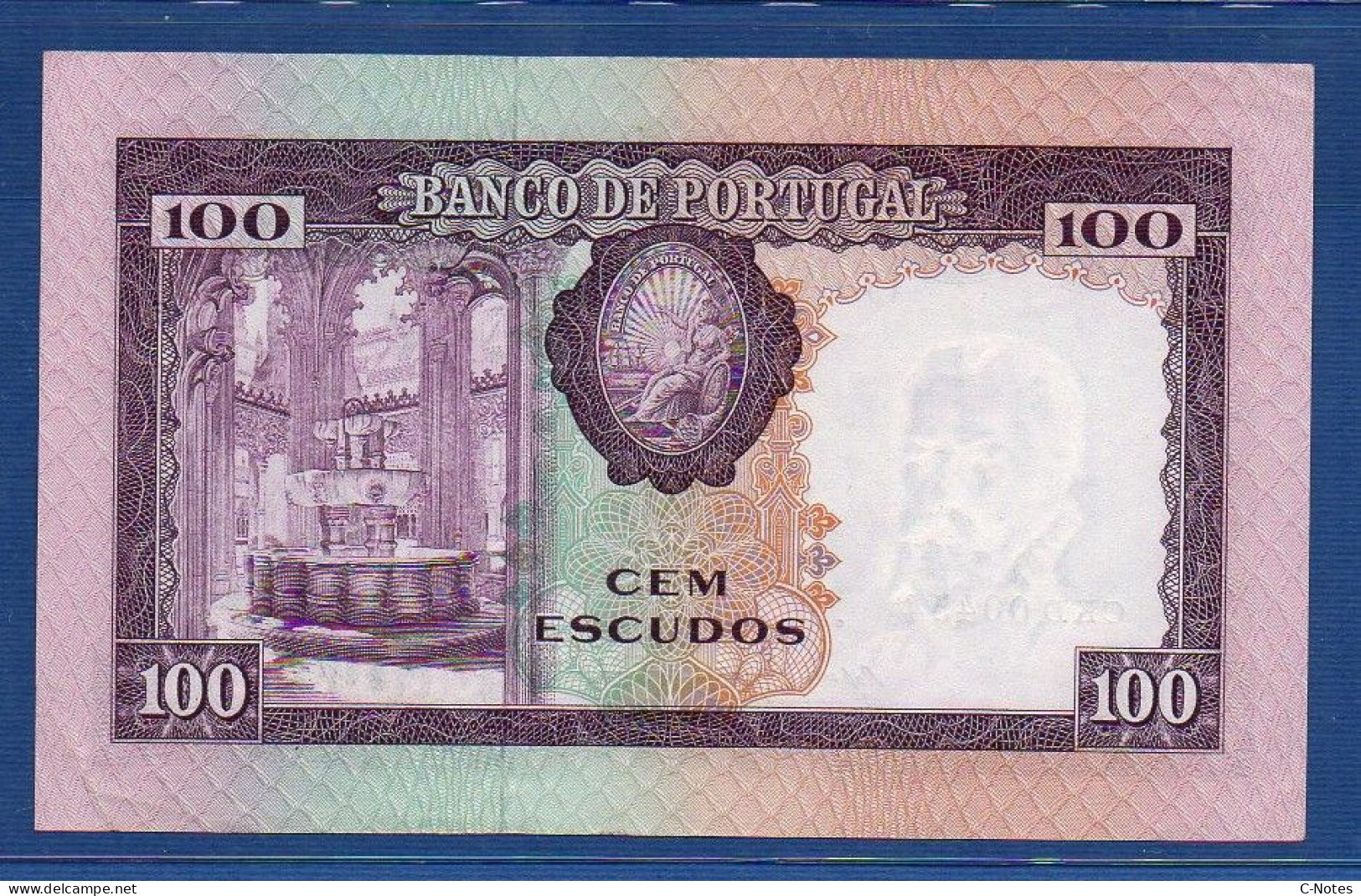 PORTUGAL - P.165a (5) – 100 ESCUDOS 19.12.1961 XF/AU, S/n CKD 00454 LOW SERIAL NUMBER - Portugal