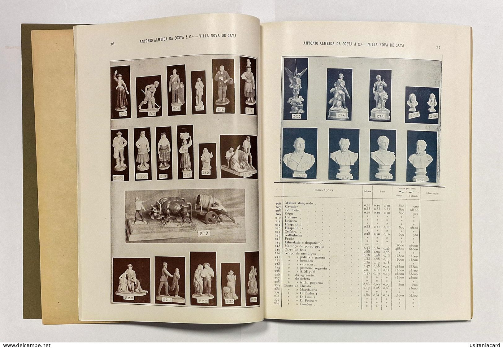 VILA NOVA DE GAIA-Catalogo Da Fabrica Ceramica E De Fundição Das Devezas-Antonio Almeida Da Costa & Cª(RARO) - 1910 - Livres Anciens