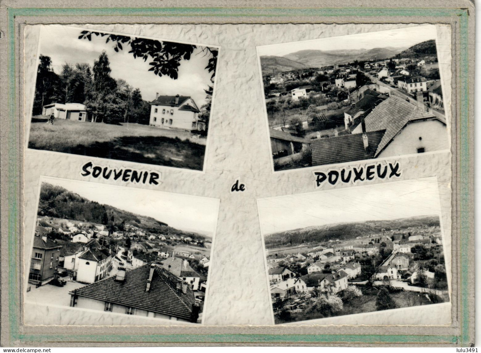 CPSM Dentelée (88) POUXEUX - Carte Multivues De 1969 - Pouxeux Eloyes