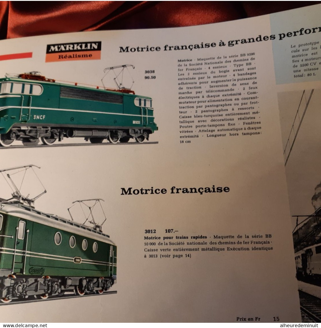 CATALOGUE TRAINS MARKLIN"1965-66"wagons maquettes"locomotives"transfo"trains"aiguillage"motrice"Trans Europ express"....