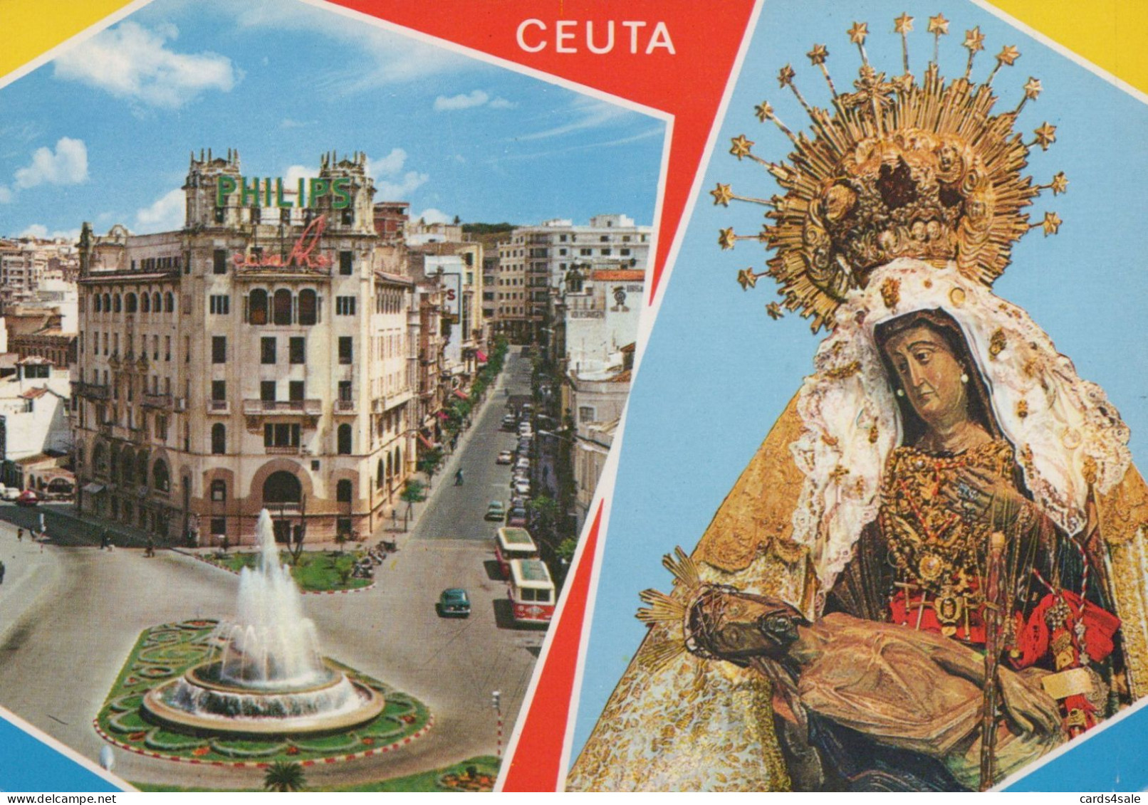 Ceuta Plaza Del General Galera Y Nuestra Senora De Africa - General Galera Sq. And Our Lady Of Africa - Ceuta