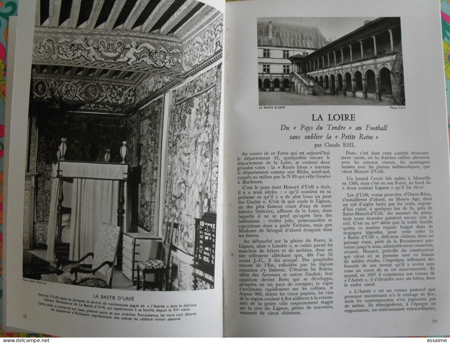 La France à table n° 139. 1969. Loire.  Charlieu ambierle montbrisson roanne saint rambert bastie d'urfé. gastronomie