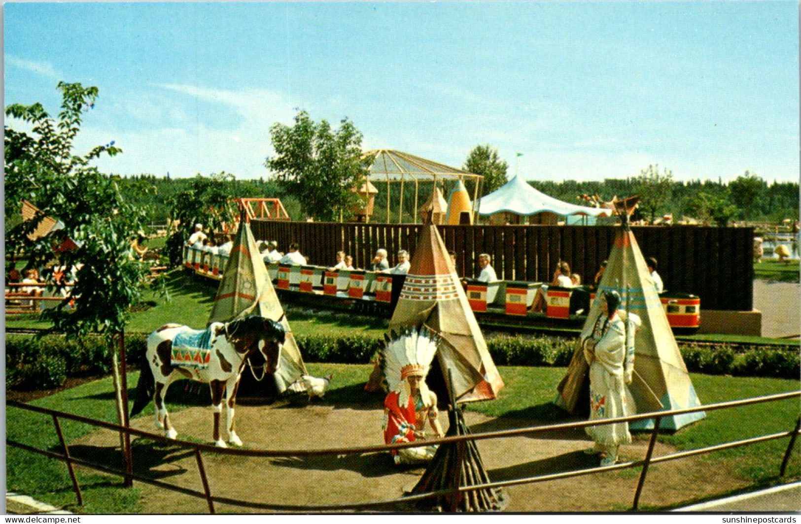 Canada Edmonton Storyland Valley Children's Zoo The Indian Village - Edmonton