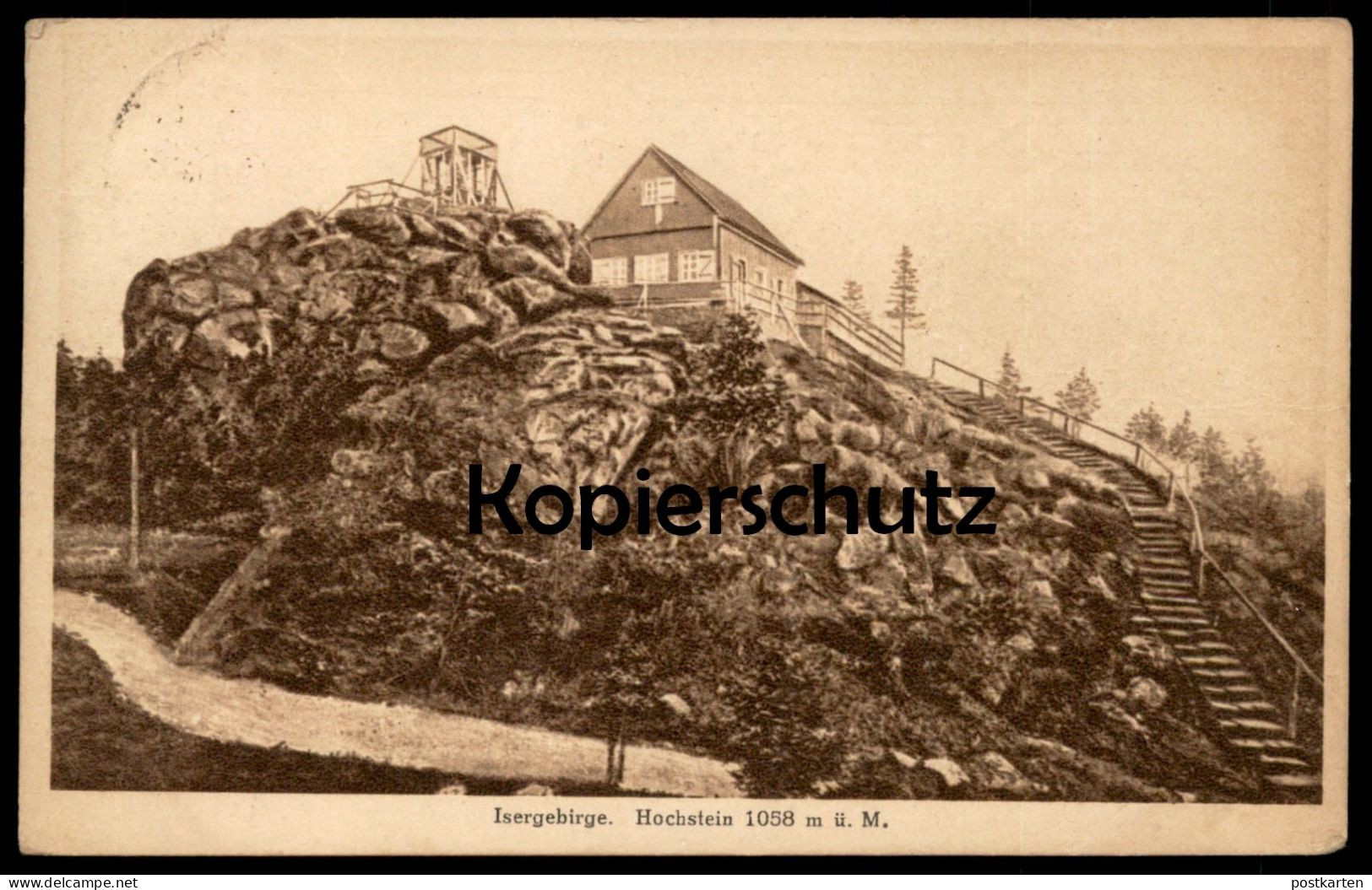 ALTE POSTKARTE ISERGEBIRGE HOCHSTEIN Szklarska Poręba Szklarska Poręba Polska Polen Poland Ansichtskarte AK Cpa Postcard - Sudeten