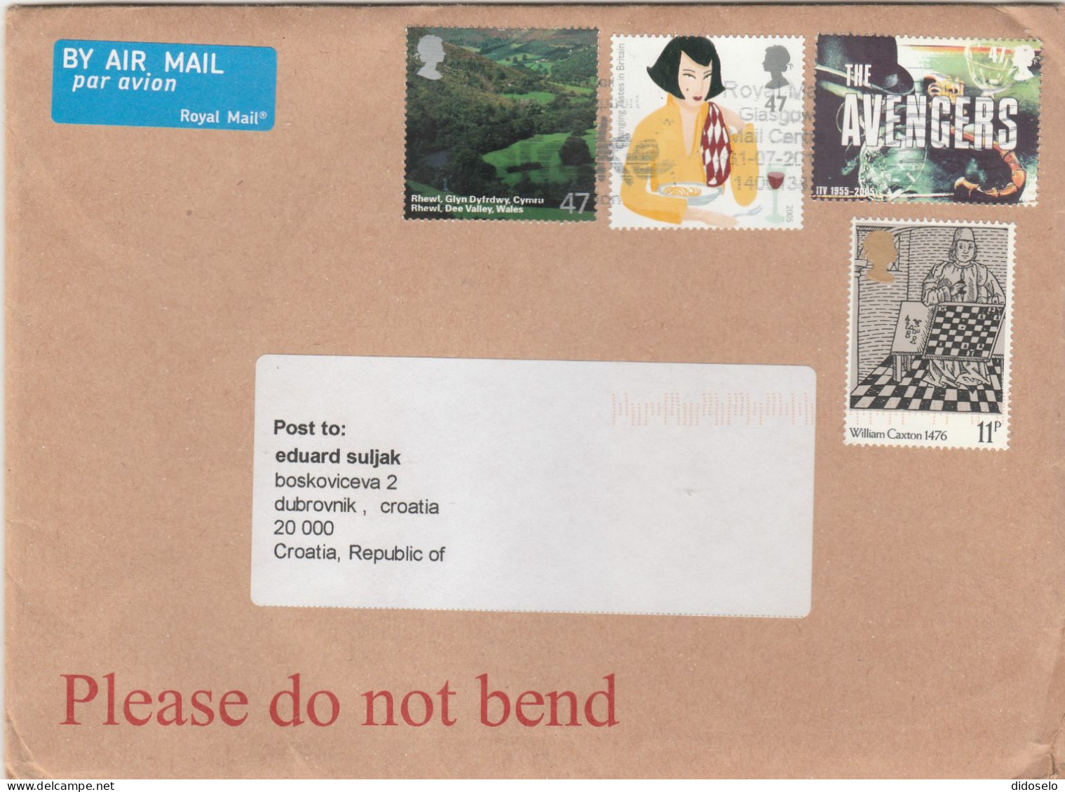 Great Britain - Sent Cover To Croatia / By Air Mail - Storia Postale