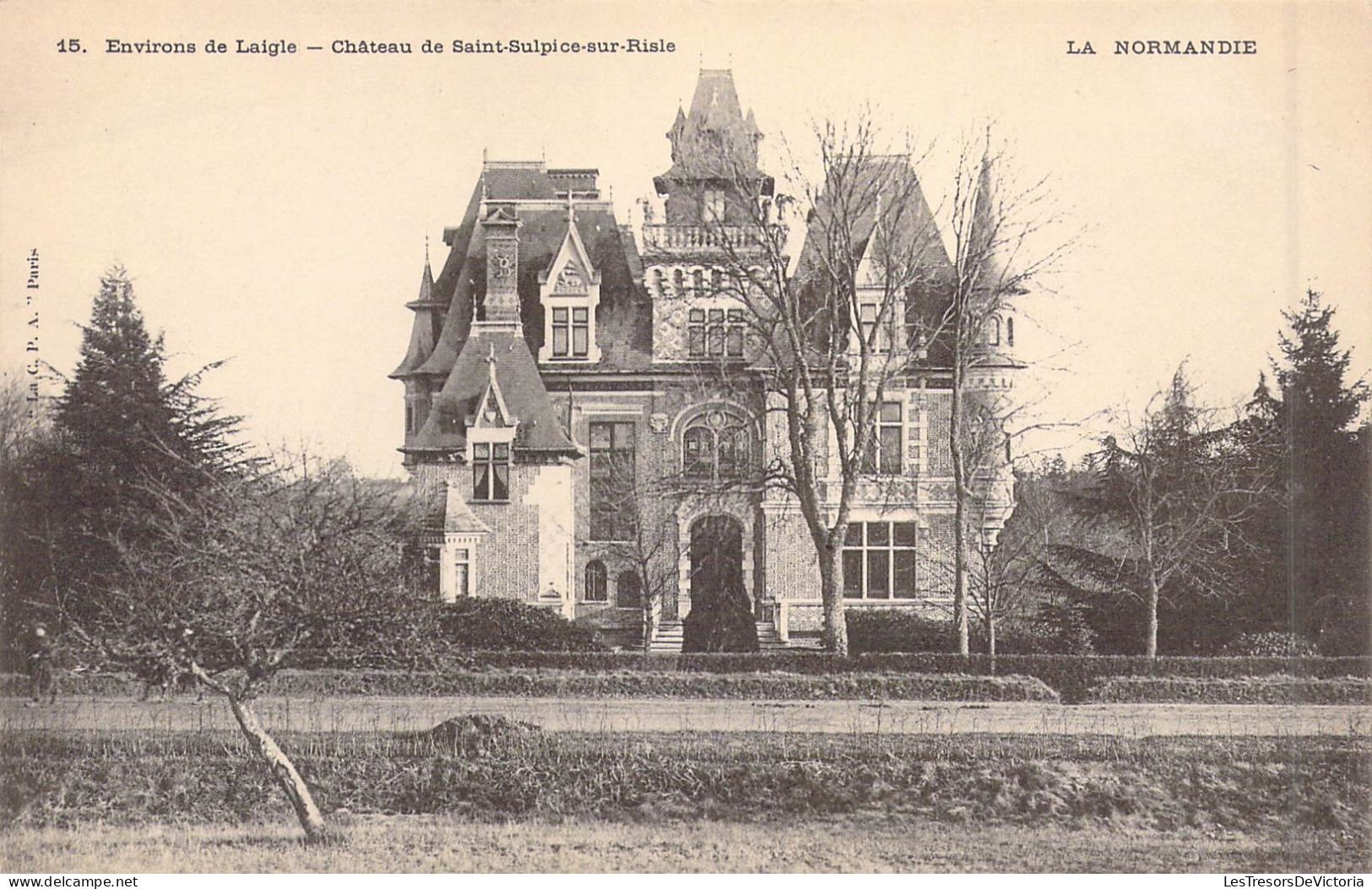 FRANCE - 61 - Environs De L'Aigle - Château De Saint-Sulpice-sur-Risle - Carte Postale Ancienne - L'Aigle