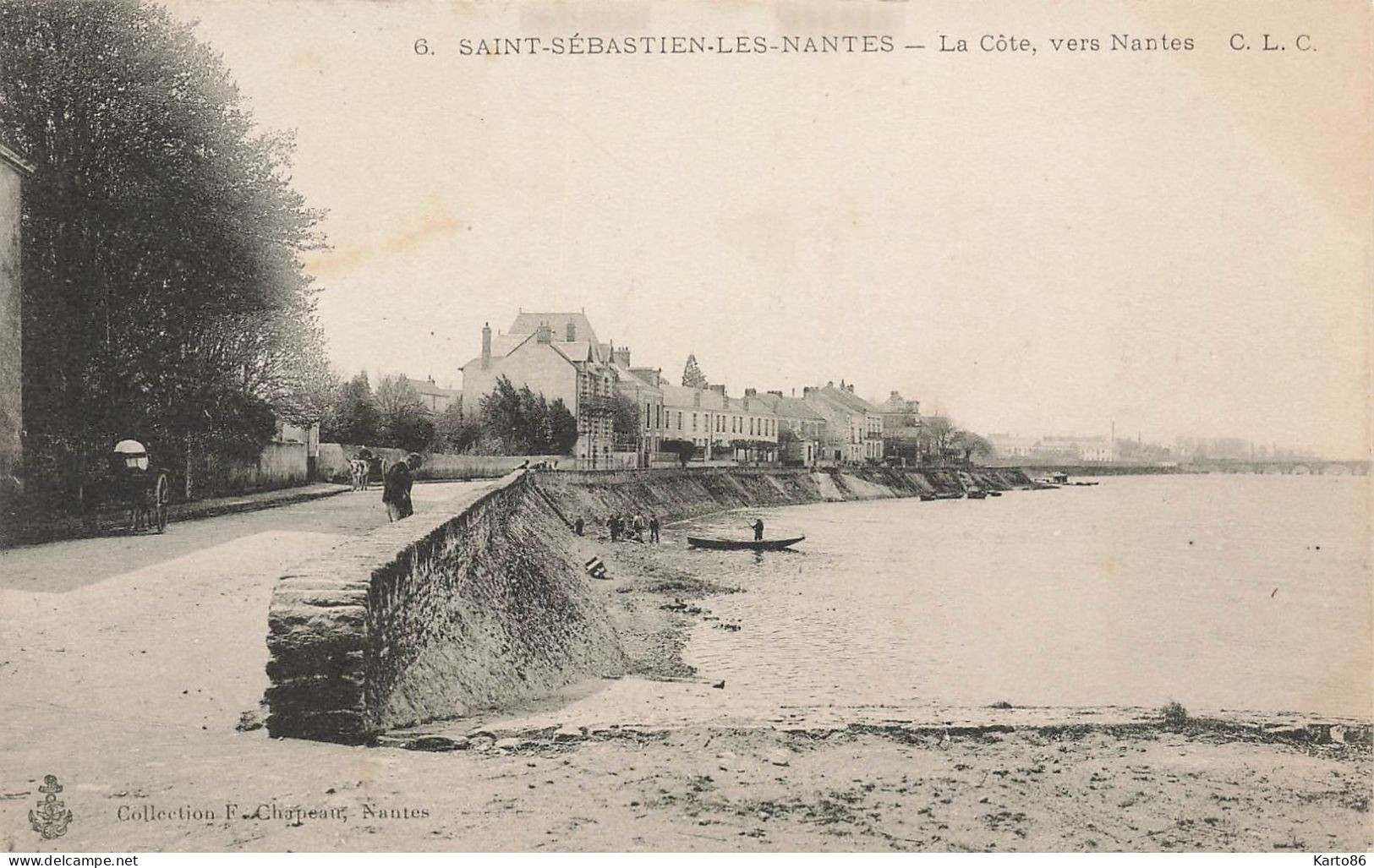 St Sébastien Les Nantes * Route * La Côte , Vers Nantes - Saint-Sébastien-sur-Loire