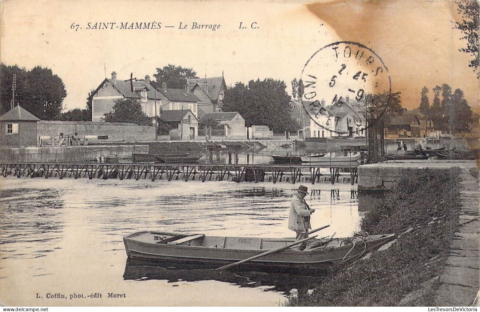 FRANCE - 77 - Saint Mammes - Le Barrage - Carte Postale Ancienne - Saint Mammes