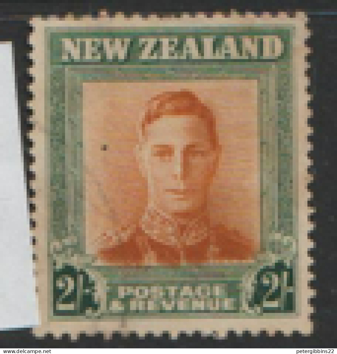 New   Zealand   1947    SG 688   2/-d     Fine Used - Oblitérés