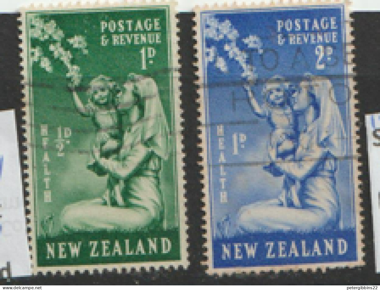 New   Zealand   1949    SG 698-9  Health     Fine Used - Usati