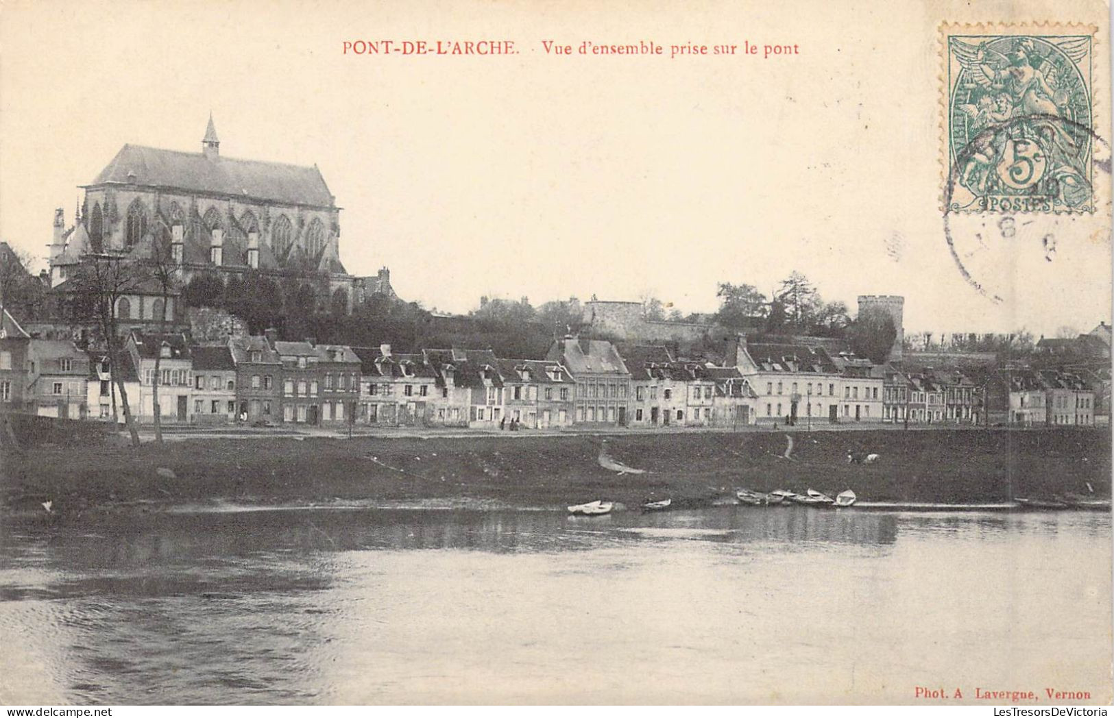 FRANCE - 27 - Pont-de-l'Arche - Vue D'ensemble Prise Sur Le Pont - Carte Postale Ancienne - Pont-de-l'Arche