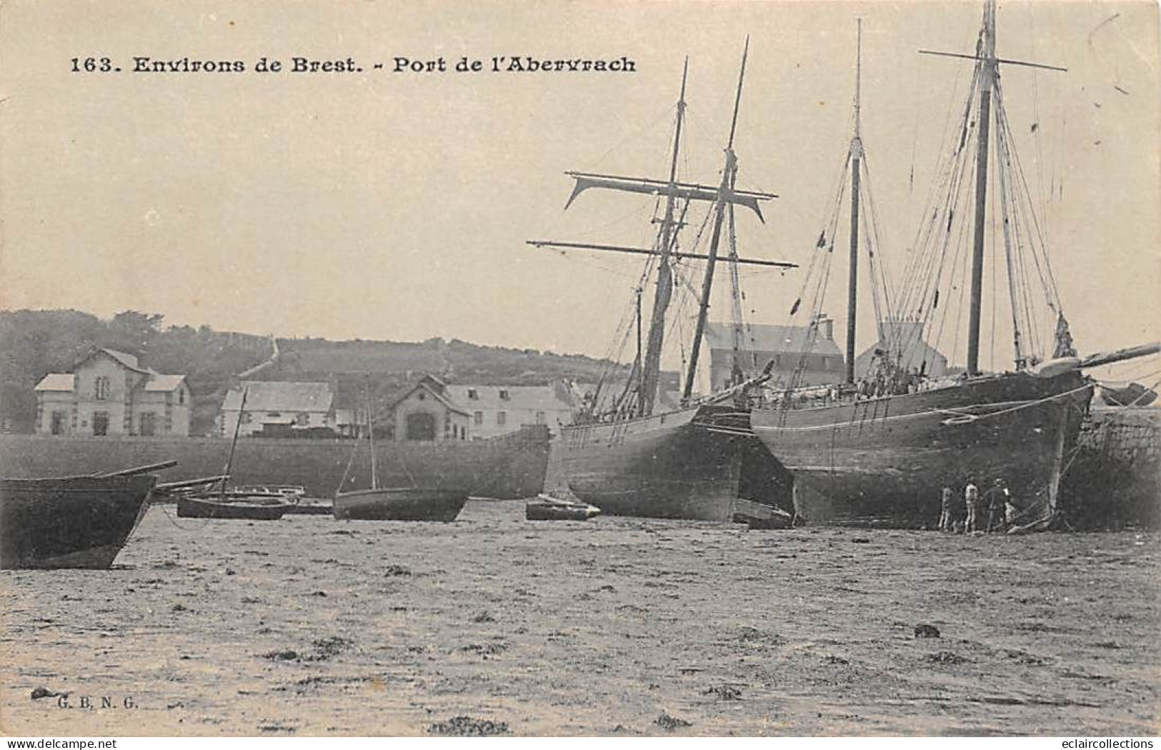 Landéda. L'Aberwrac'h      29       Le Port    N° 163     (voir Scan) - Otros & Sin Clasificación