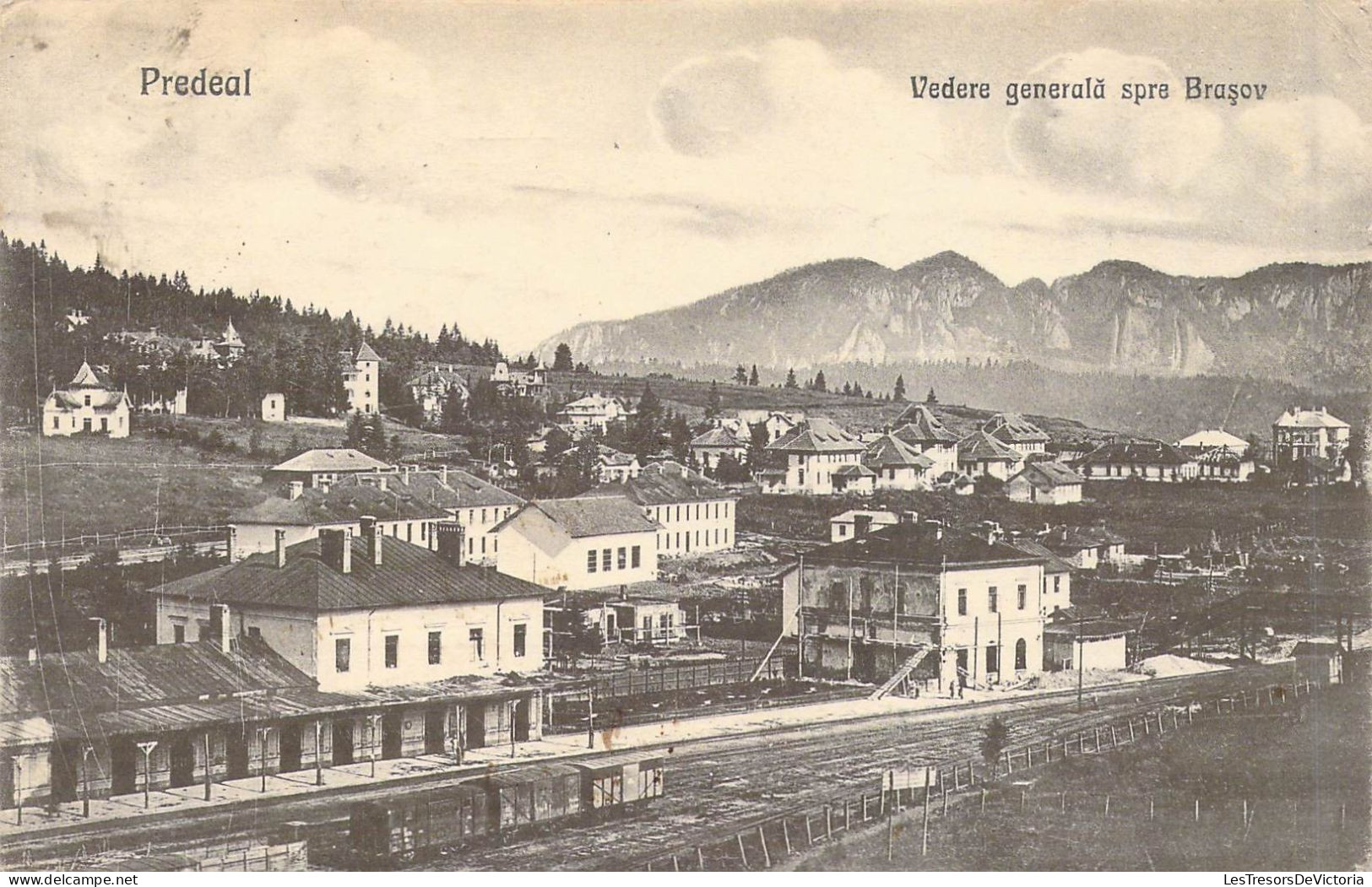 ROUMANIE - Predeal - Vedere Generala Spre Brasov - Carte Postale Ancienne - Rumänien