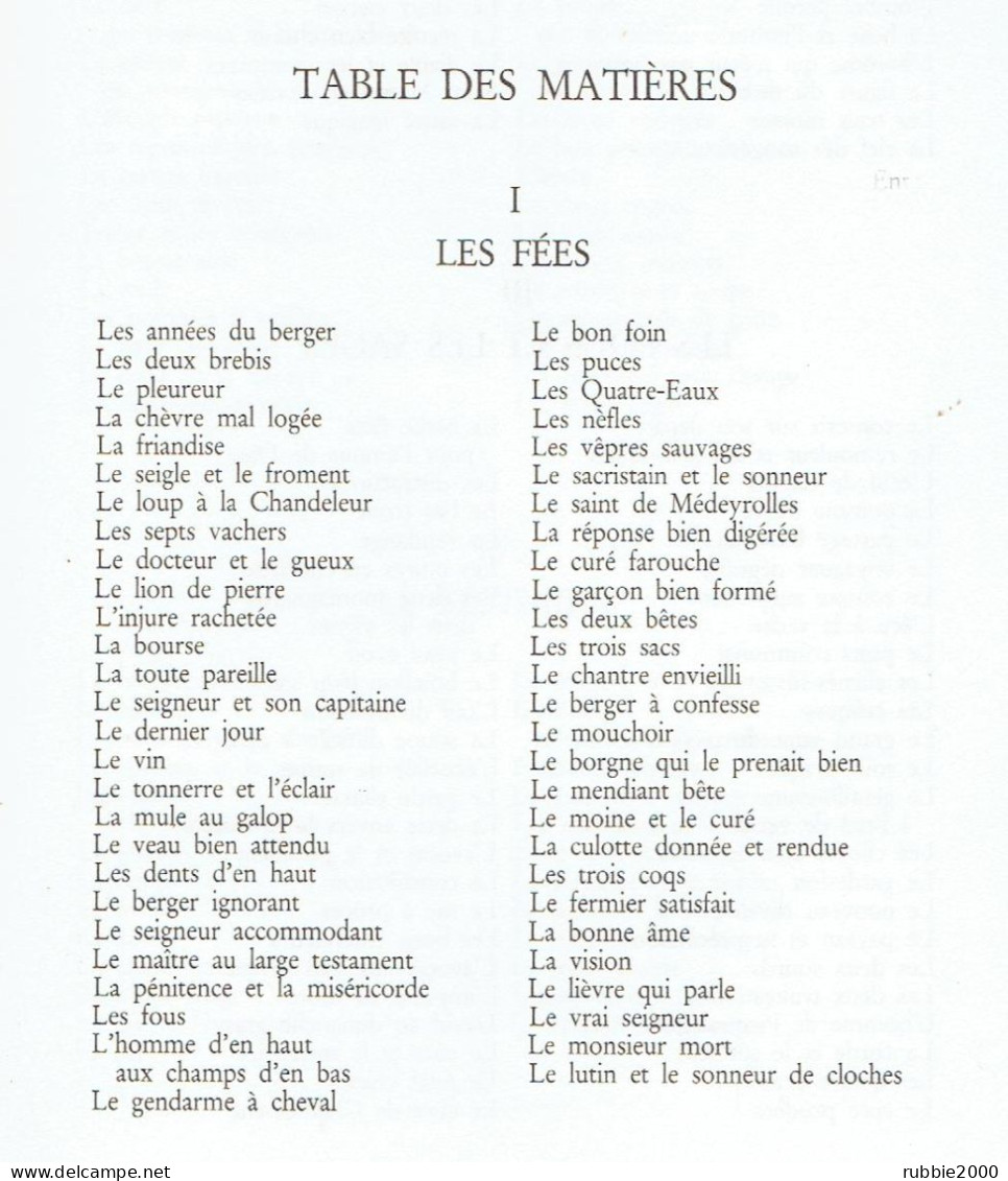 BILINGUE FRANCAIS OCCITAN UN SEGOND FLOQUET DE CONTES D HENRI POURRAT ET PEIRE CELESTIN DELRIEU MAJORAL DEL FELIBRIGE - Auvergne