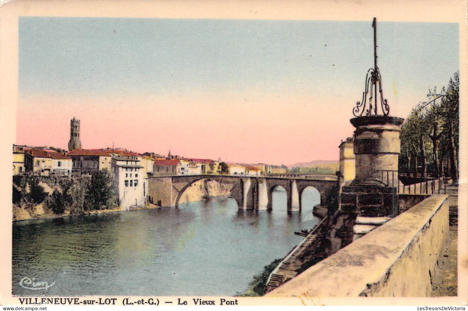 FRANCE - 47 - Villeneuve-sur-Lot - Le Vieux Pont - Carte Postale Ancienne - Villeneuve Sur Lot