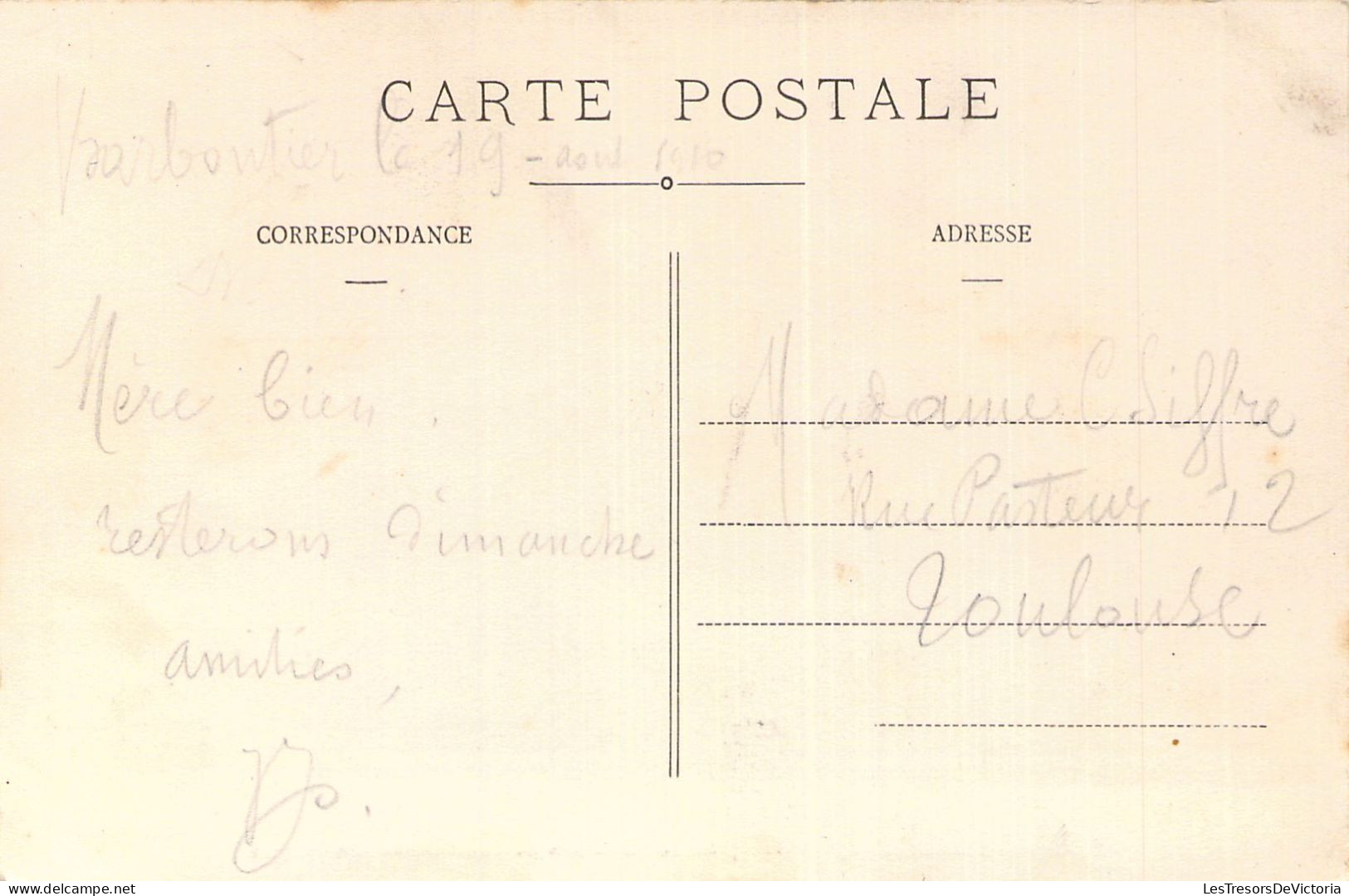 FRANCE - 11 - CASTELNAUDARY - Vue Prise Des Chantiers De Construction Des Barques - Carte Postale Ancienne - Castelnaudary