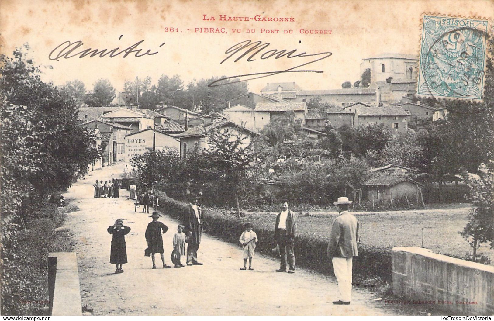 FRANCE - 31 - PIBRAC - Vue Du Pont Du Courbet - Carte Postale Ancienne - Pibrac