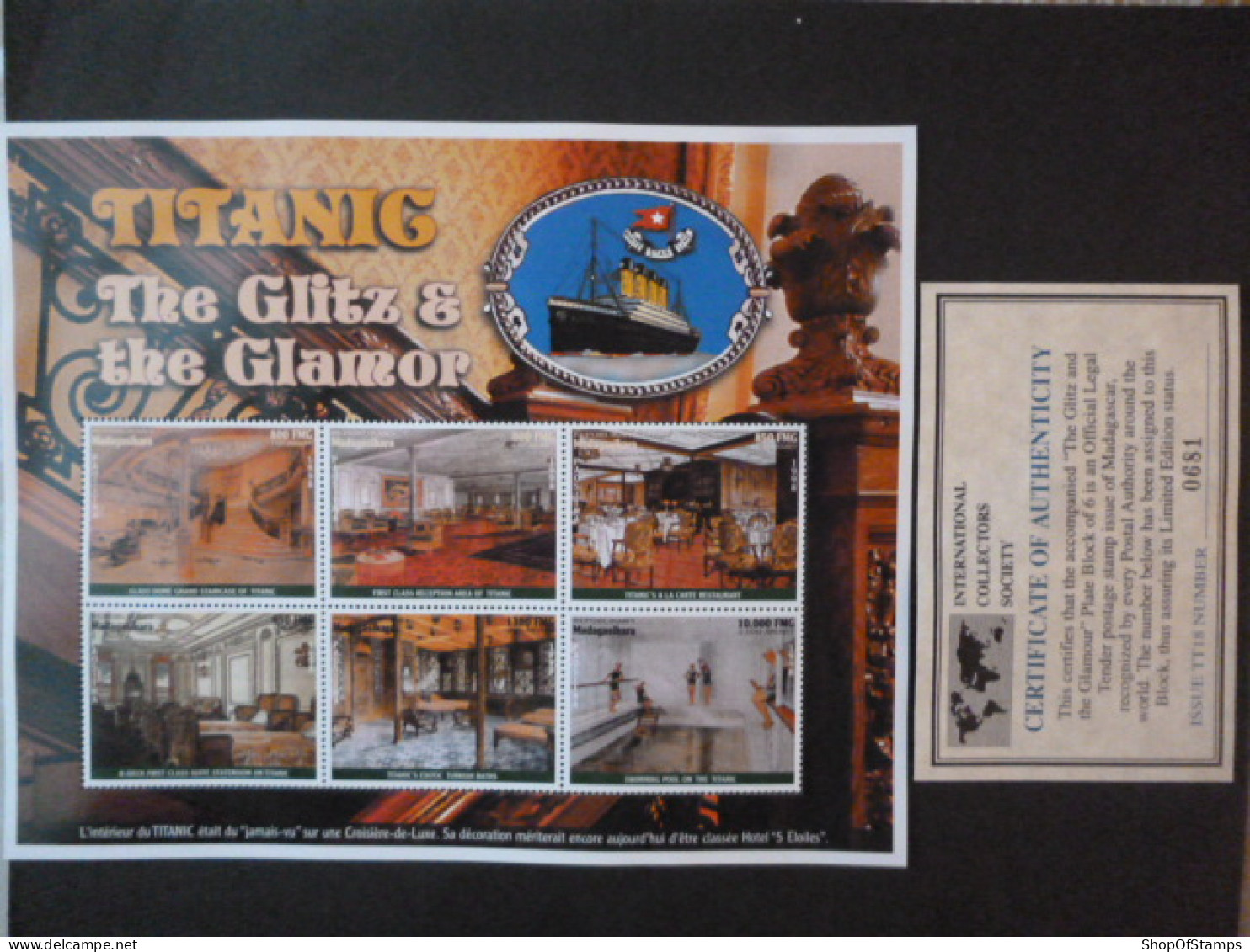 MADAGASKAR STAMPS ON TITANIC - Used Stamps