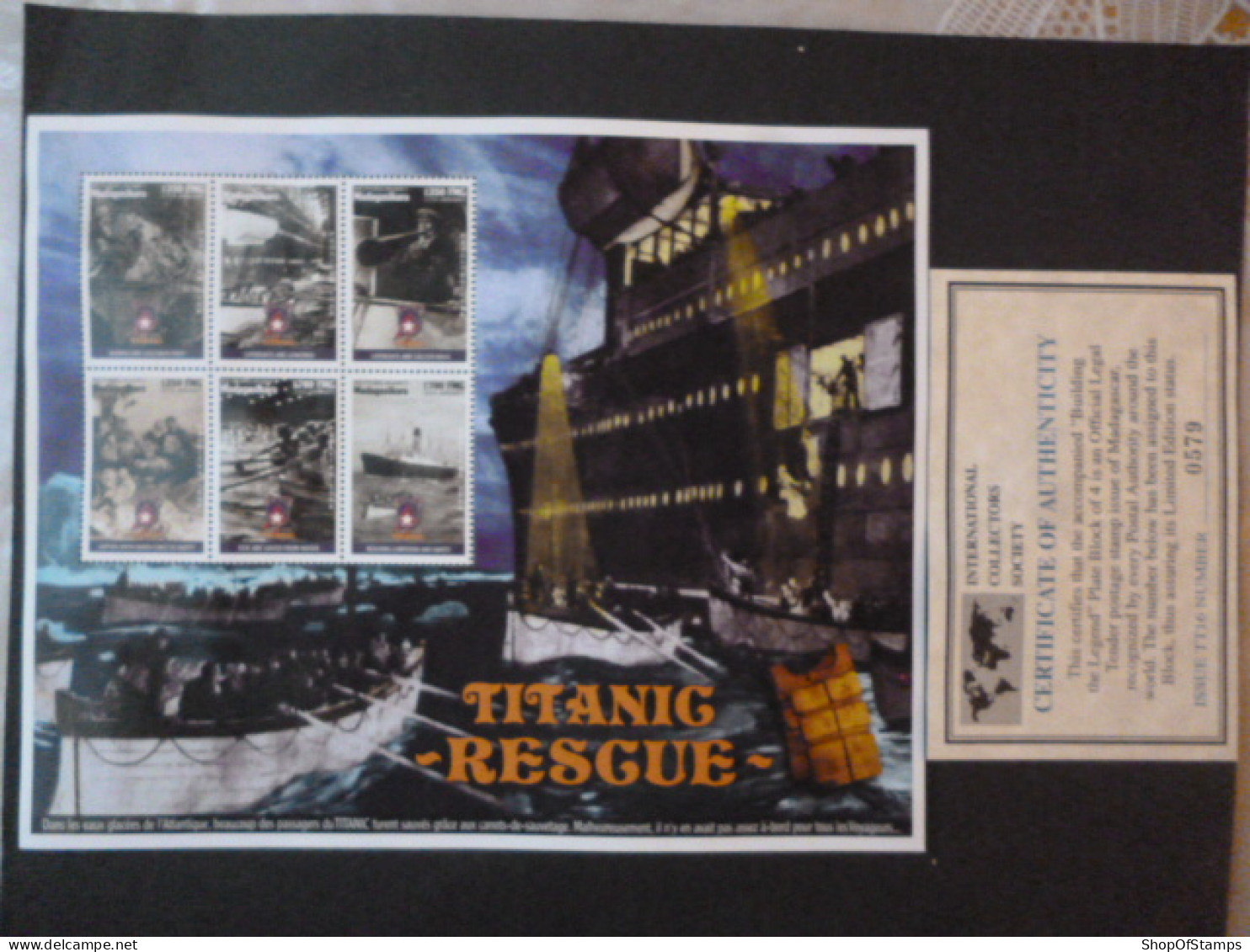 MADAGASKAR STAMPS ON TITANIC - Used Stamps